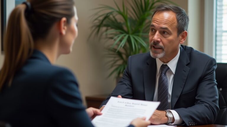 The probate staff working under Managing Partner Steven Farley Bliss focused on Riverside County probate matters is shown meeting with clients in our Southern California office addressing critical legal details discussing Does a Probate Hearing Have a Jury