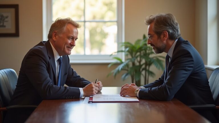 The dedicated trusts staff at The Law Firm of Steven F Bliss Esq focused on Riverside County trust matters meets with clients to manage the trust administration process to sign vital paperwork discussing Does a charitable trust provide security for heirs and the community