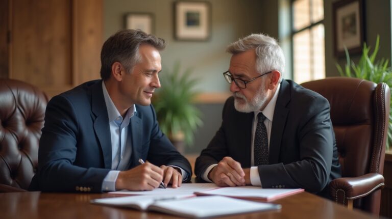 The dedicated trusts staff at The Law Firm of Steven F Bliss Esq focused on Riverside County trust matters meets with clients to manage the trust administration process to sign vital paperwork discussing Does a generation skipping trust ensure clarity for heirs