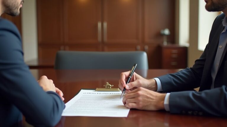 The dedicated trusts staff at The Law Firm of Steven F Bliss Esq focused on Riverside County trust matters meets with clients to manage the trust administration process to sign vital paperwork discussing Does a trust become irrevocable upon death or incapacity