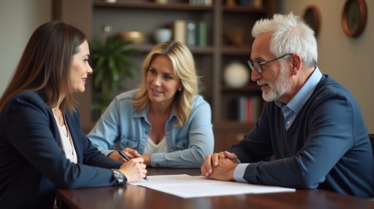 The dedicated trusts staff at The Law Firm of Steven F Bliss Esq focused on Riverside County trust matters meets with clients to manage the trust administration process to sign vital paperwork discussing Does a trust certification help financial institutions recognize the trust