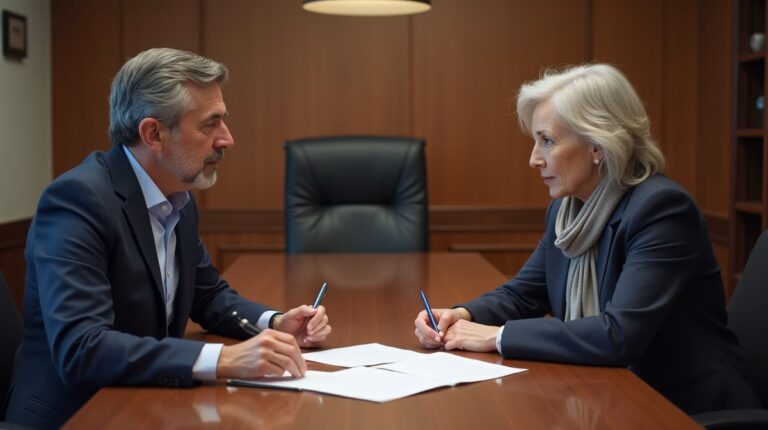 The dedicated trusts staff at The Law Firm of Steven F Bliss Esq focused on Riverside County trust matters meets with clients to manage the trust administration process to sign vital paperwork discussing Does a trust provide finality to a donors philanthropic journey