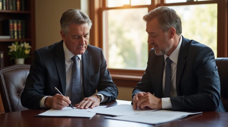 The dedicated trusts staff at The Law Firm of Steven F Bliss Esq focused on Riverside County trust matters meets with clients to manage the trust administration process to sign vital paperwork discussing Does a well designed trust prevent relationships from shattering over money
