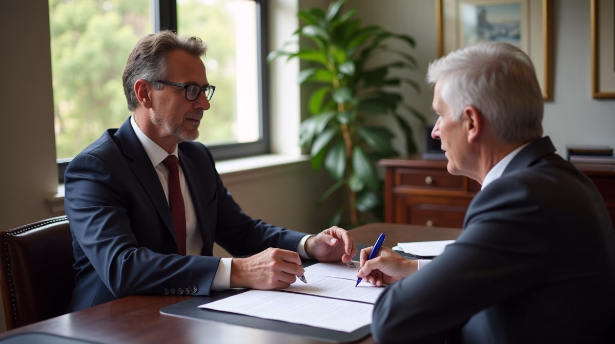 The dedicated trusts staff at The Law Firm of Steven F Bliss Esq focused on Riverside County trust matters meets with clients to manage the trust administration process to sign vital paperwork discussing Does an ILIT offer any protection from a beneficiarys bankruptcy