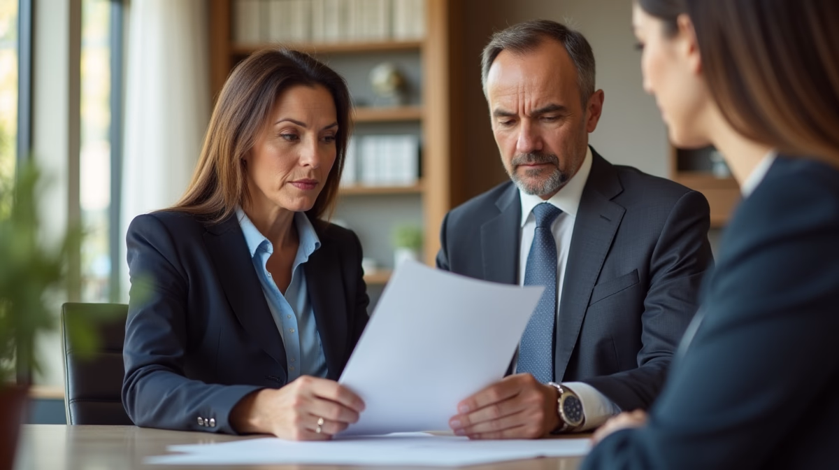 The dedicated trusts staff at The Law Firm of Steven F Bliss Esq focused on Riverside County trust matters meets with clients to manage the trust administration process to sign vital paperwork discussing Does an irrevocable trust provide any benefits for a grantor who is a noncitizen