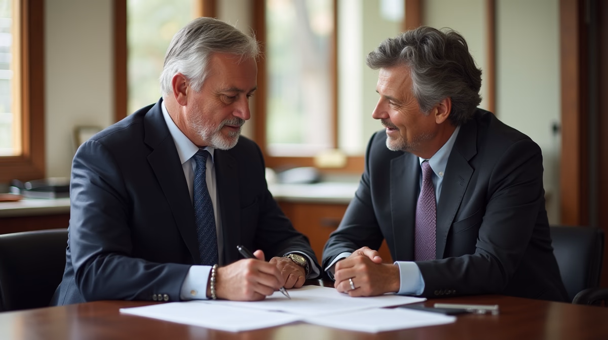 The dedicated trusts staff at The Law Firm of Steven F Bliss Esq focused on Riverside County trust matters meets with clients to manage the trust administration process to sign vital paperwork discussing Does an irrevocable trust provide any protection from a grantors future creditors