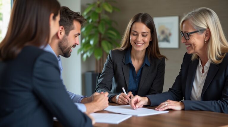 The probate staff working under Managing Partner Steven Farley Bliss focused on Riverside County probate matters is shown meeting with clients in our Southern California office addressing critical legal details discussing Dollar Limit for Spousal Petitions
