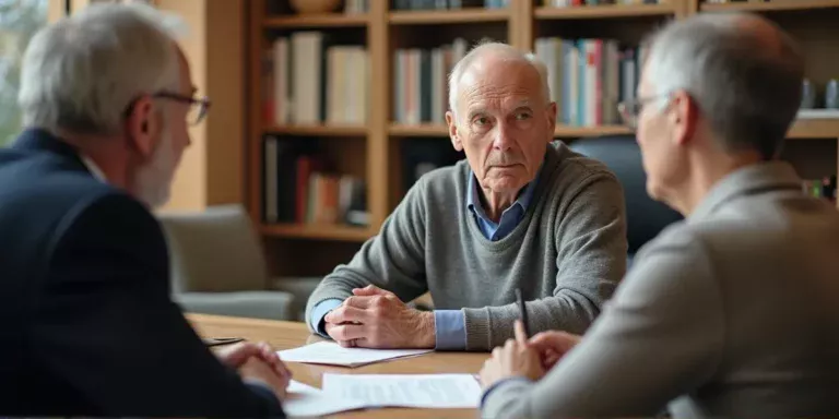 elderly people at a law office asking can i really use a trust to avoid inheritance tax