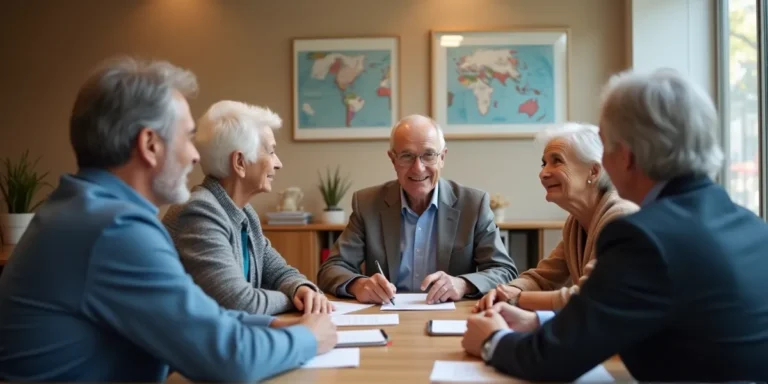 elderly people at a law office asking what is a power of attorney in california