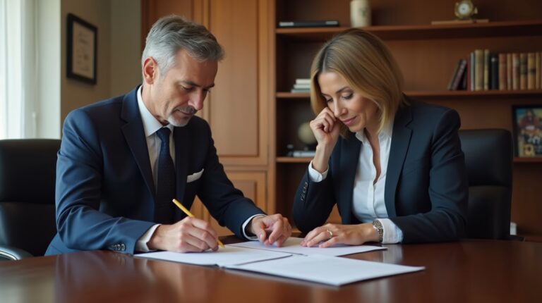 The probate staff working under Managing Partner Steven Farley Bliss focused on Riverside County probate matters is shown meeting with clients in our Southern California office addressing critical legal details discussing Ex Parte Petition for Final Discharge