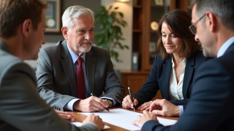 The probate staff working under Managing Partner Steven Farley Bliss focused on Riverside County probate matters is shown meeting with clients in our Southern California office addressing critical legal details discussing Executor Liability After Closing