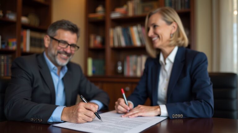 The probate staff working under Managing Partner Steven Farley Bliss focused on Riverside County probate matters is shown meeting with clients in our Southern California office addressing critical legal details discussing Filing Taxes for the Estate