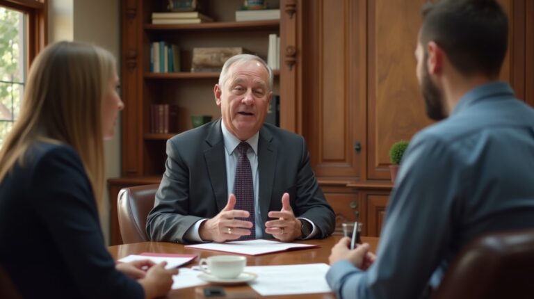 The probate staff working under Managing Partner Steven Farley Bliss focused on Riverside County probate matters is shown meeting with clients in our Southern California office addressing critical legal details discussing Financial Elder Abuse in Litigation
