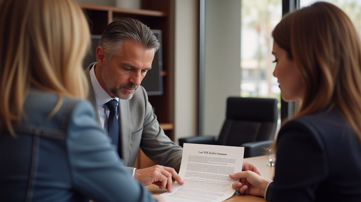 The probate staff working under Managing Partner Steven Farley Bliss focused on Riverside County probate matters is shown meeting with clients in our Southern California office addressing critical legal details discussing Forgot to Send Notice to an Heir