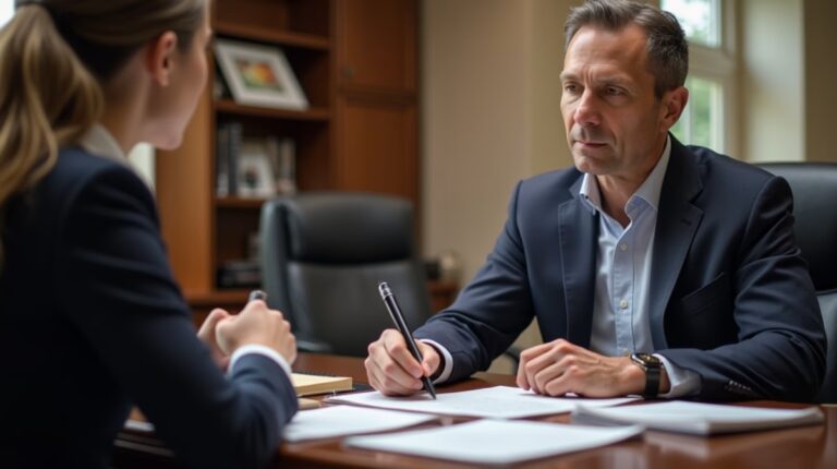 The probate staff working under Managing Partner Steven Farley Bliss focused on Riverside County probate matters is shown meeting with clients in our Southern California office addressing critical legal details discussing Formal vs Summary Probate Differences