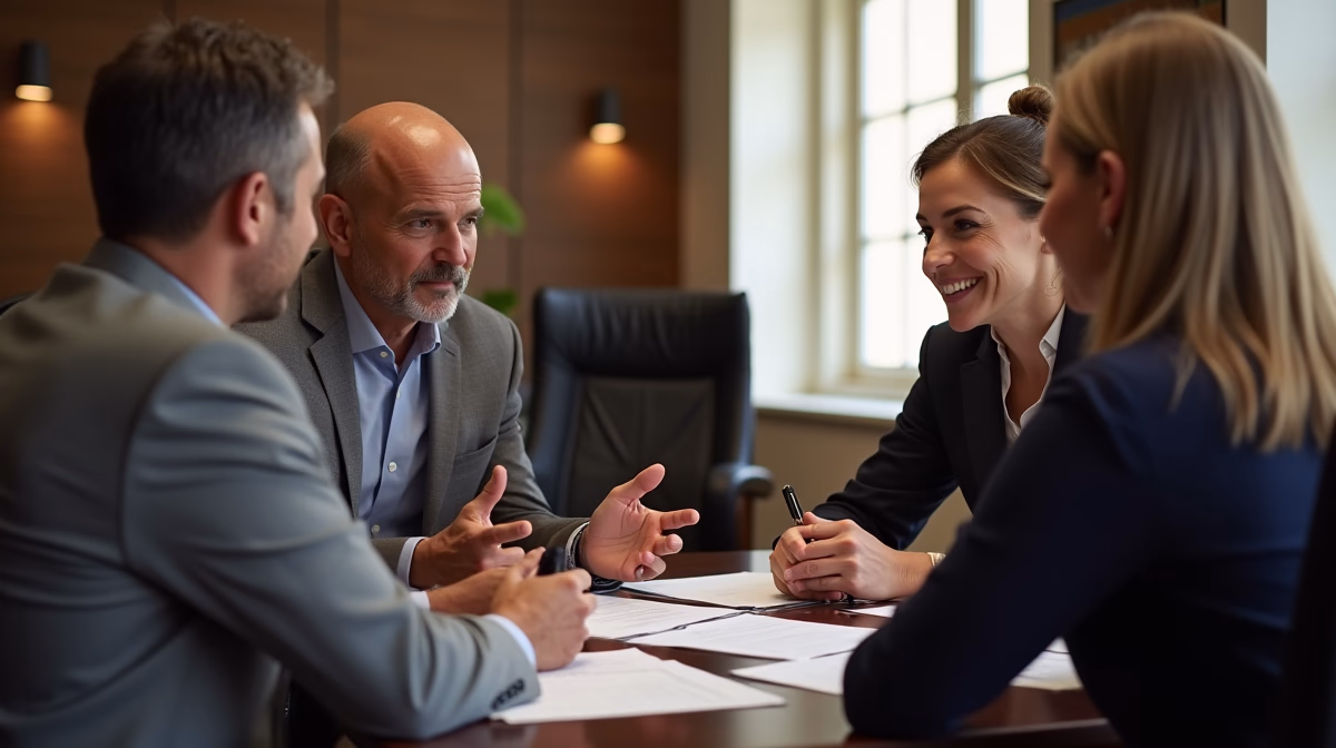 The dedicated trusts staff at The Law Firm of Steven F Bliss Esq focused on Riverside County trust matters meets with clients to manage the trust administration process to sign vital paperwork discussing Funding Life Insurance for a Successor Trustee