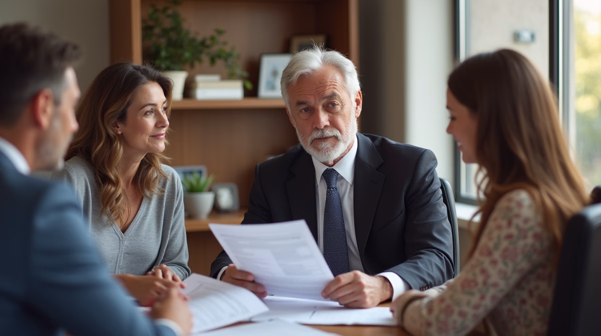The dedicated trusts staff at The Law Firm of Steven F Bliss Esq focused on Riverside County trust matters meets with clients to manage the trust administration process to sign vital paperwork discussing Funding a Family Education Plan PostDeath