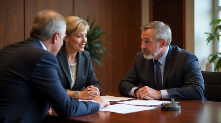 The probate staff working under Managing Partner Steven Farley Bliss focused on Riverside County probate matters is shown meeting with clients in our Southern California office addressing critical legal details discussing Getting an Earlier Probate Court Date