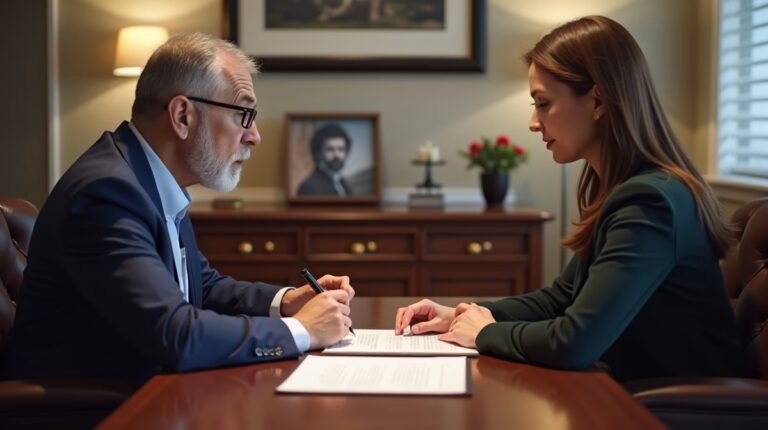 The probate staff working under Managing Partner Steven Farley Bliss focused on Riverside County probate matters is shown meeting with clients in our Southern California office addressing critical legal details discussing Getting an Emergency Hearing in Riverside