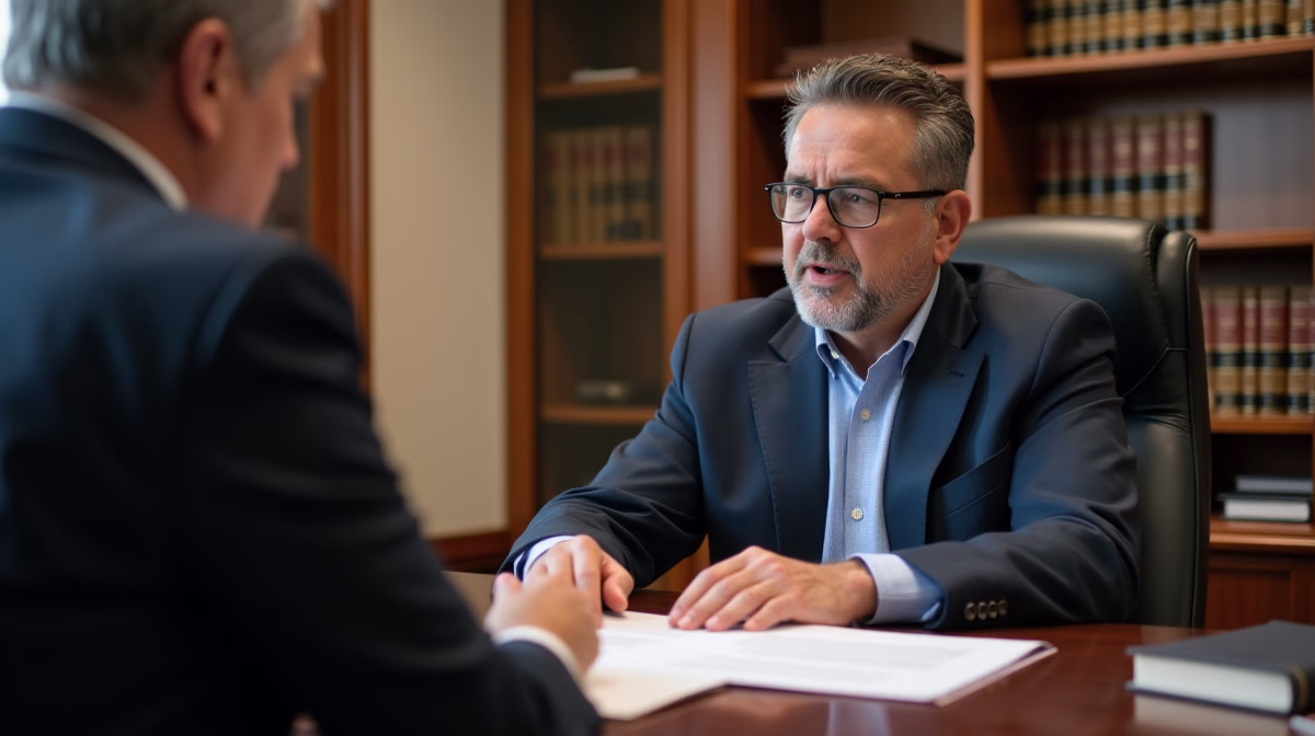 The probate staff working under Managing Partner Steven Farley Bliss focused on Riverside County probate matters is shown meeting with clients in our Southern California office addressing critical legal details discussing Gross or Net Value of Temecula Real Estate