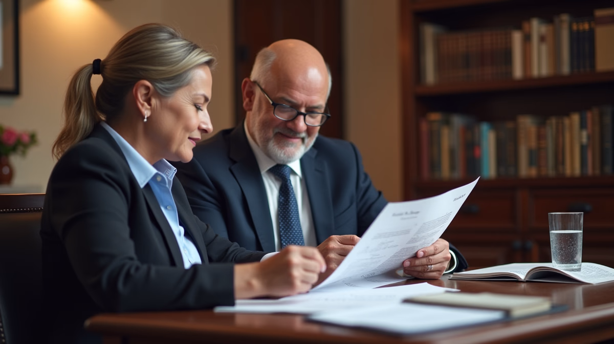 The dedicated trusts staff at The Law Firm of Steven F Bliss Esq focused on Riverside County trust matters meets with clients to manage the trust administration process to sign vital paperwork discussing Handling BuySell Agreements in Temecula Businesses