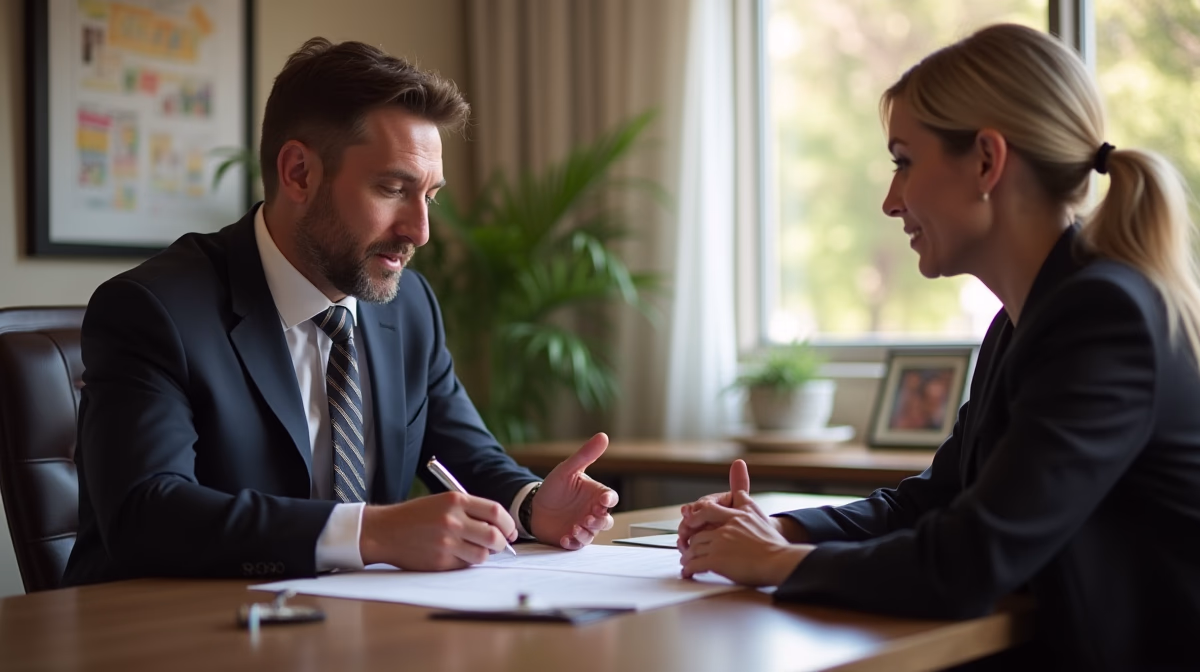 The dedicated trusts staff at The Law Firm of Steven F Bliss Esq focused on Riverside County trust matters meets with clients to manage the trust administration process to sign vital paperwork discussing Handling Community Property Claims
