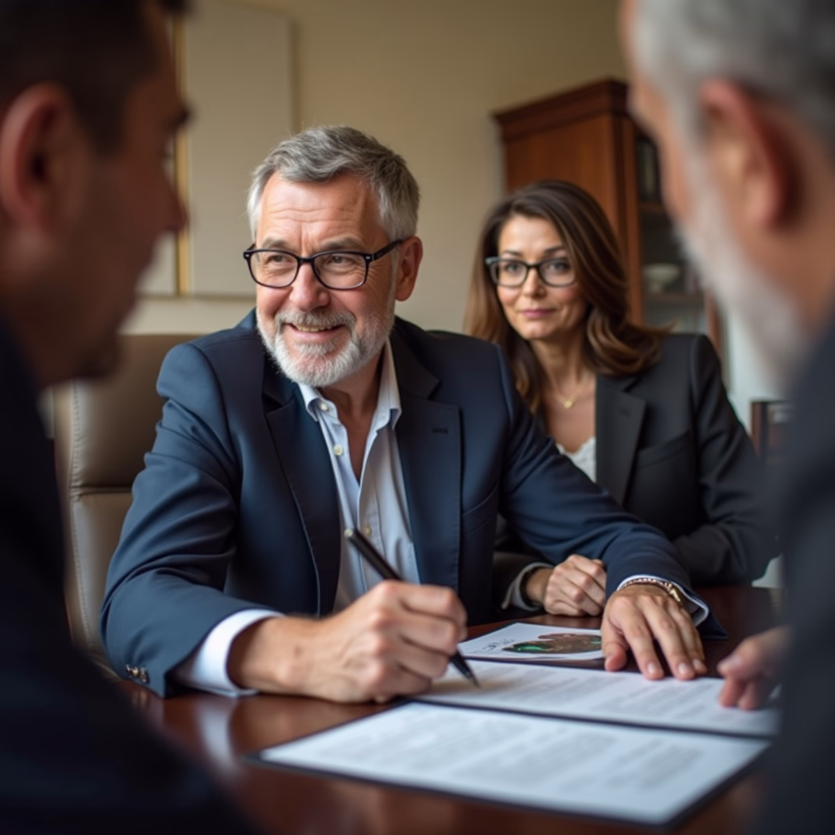 The dedicated trusts staff at The Law Firm of Steven F Bliss Esq focused on Riverside County trust matters meets with clients to manage the trust administration process to sign vital paperwork discussing How Do Charitable Remainder Trusts CRTs Work