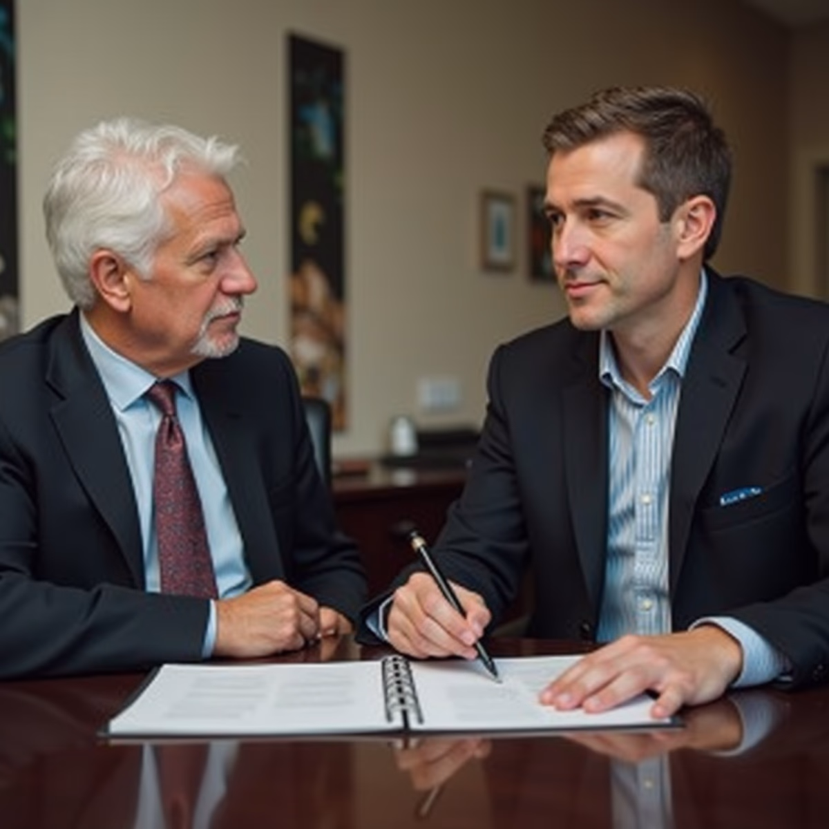 The dedicated trusts staff at The Law Firm of Steven F Bliss Esq focused on Riverside County trust matters meets with clients to manage the trust administration process to sign vital paperwork discussing How Do Charitable Trusts Actually Work