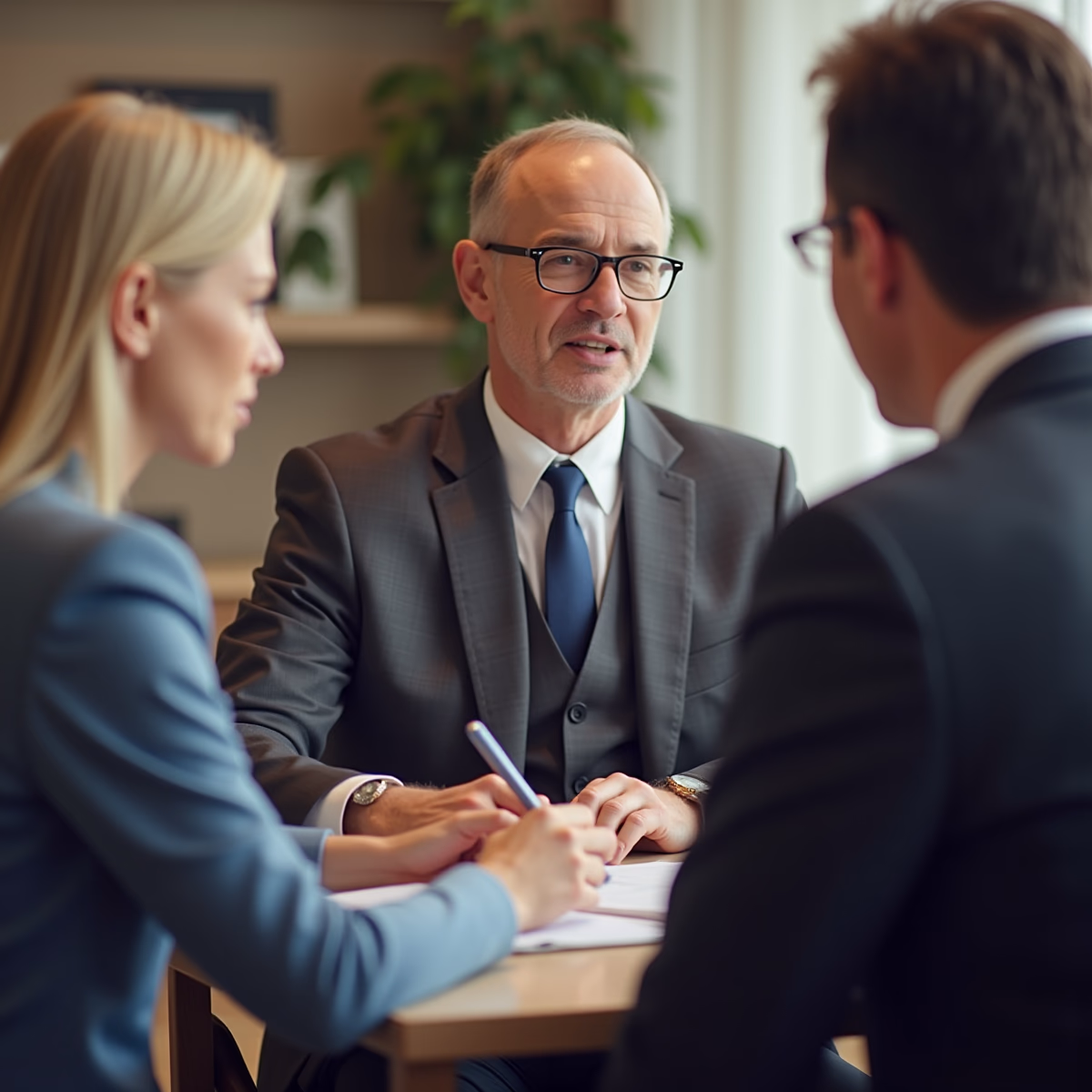 The dedicated trusts staff at The Law Firm of Steven F Bliss Esq focused on Riverside County trust matters meets with clients to manage the trust administration process to sign vital paperwork discussing How Does an Irrevocable Trust Handle Real Estate Management