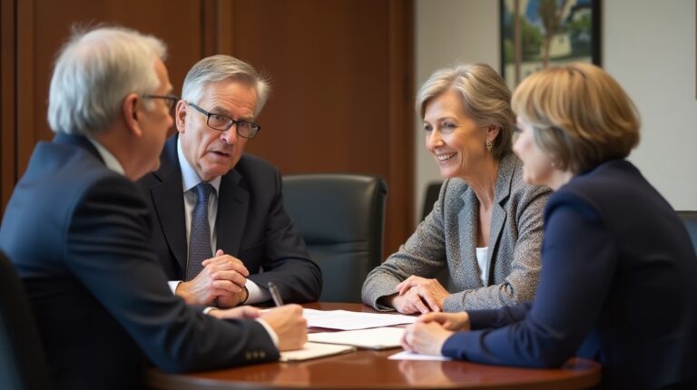 The probate staff working with Managing Partner Steven Farley Bliss helping Riverside County families from our San Diego office consults with appointed administrators in our San Diego office handling critical legal details discussing How Does the Court Vet Guardians