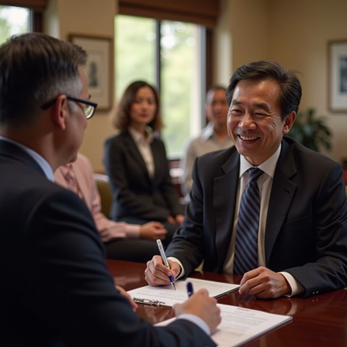 The dedicated trusts staff at The Law Firm of Steven F Bliss Esq focused on Riverside County trust matters meets with clients to manage the trust administration process to sign vital paperwork discussing How Trusts and Taxes Intersect