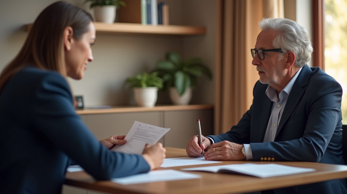 The dedicated trusts staff at The Law Firm of Steven F Bliss Esq focused on Riverside County trust matters meets with clients to manage the trust administration process to sign vital paperwork discussing How are debts handled on assets owned by a trust