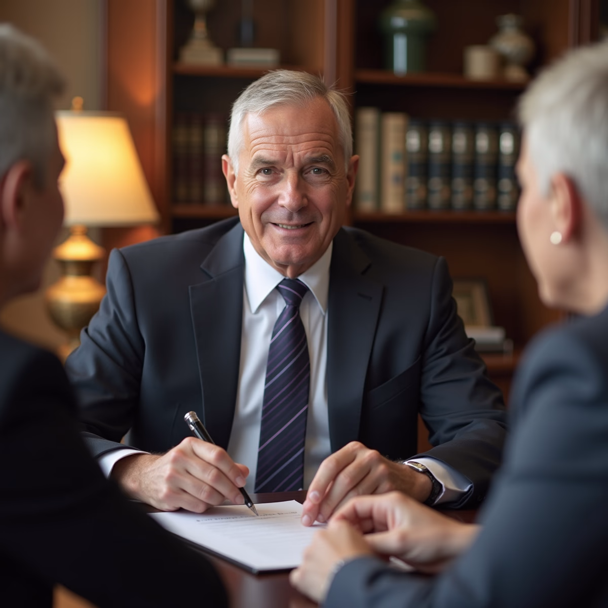 The dedicated trusts staff at The Law Firm of Steven F Bliss Esq focused on Riverside County trust matters meets with clients to manage the trust administration process to sign vital paperwork discussing How do California trustee duties and funding rules shape the outcome for beneficiaries