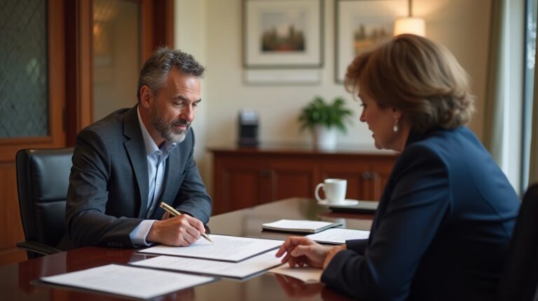 The dedicated trusts staff at The Law Firm of Steven F Bliss Esq focused on Riverside County trust matters meets with clients to manage the trust administration process to sign vital paperwork discussing How do I document household and personal property in a trust