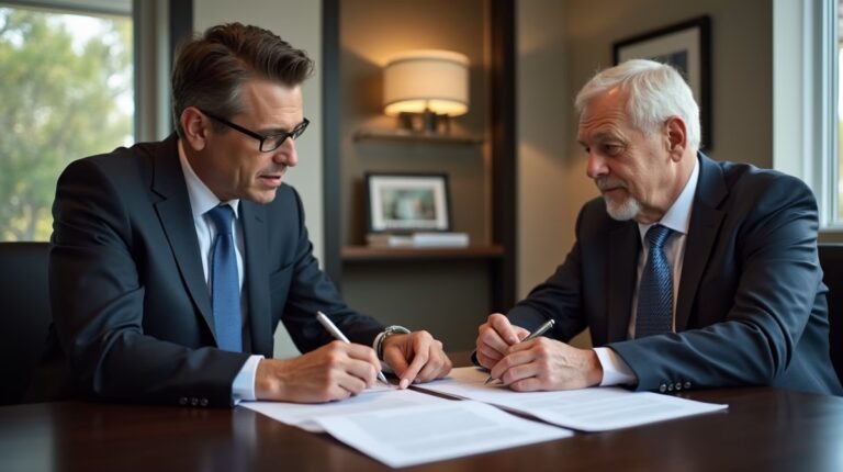 The probate staff working with Managing Partner Steven Farley Bliss helping Riverside County families from our San Diego office consults with appointed administrators in our San Diego office handling critical legal details discussing How do I file a petition to determine succession to real property