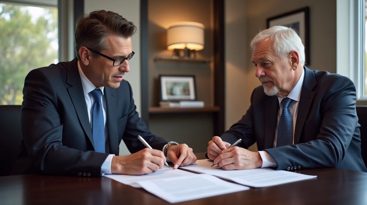 The probate staff working with Managing Partner Steven Farley Bliss helping Riverside County families from our San Diego office consults with appointed administrators in our San Diego office handling critical legal details discussing How do I file a petition to determine succession to real property