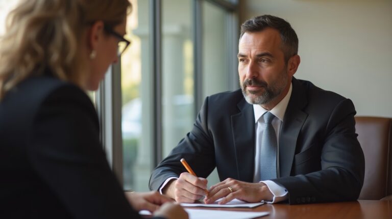 The dedicated trusts staff at The Law Firm of Steven F Bliss Esq focused on Riverside County trust matters meets with clients to manage the trust administration process to sign vital paperwork discussing How do I transfer stocks and brokerage accounts into a trust
