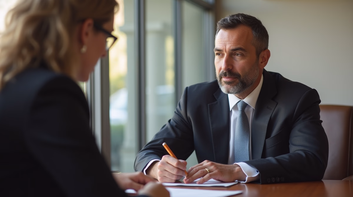 The dedicated trusts staff at The Law Firm of Steven F Bliss Esq focused on Riverside County trust matters meets with clients to manage the trust administration process to sign vital paperwork discussing How do I transfer stocks and brokerage accounts into a trust