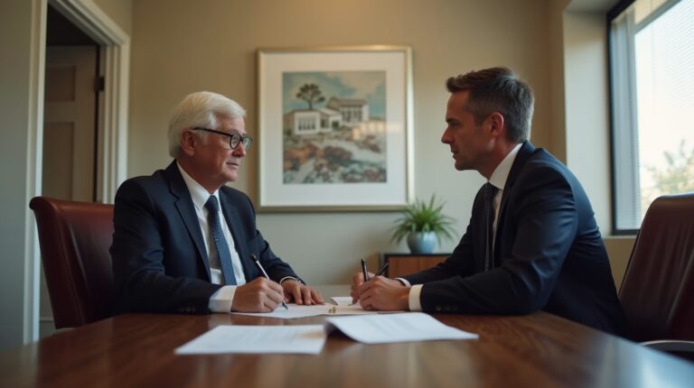 The dedicated trusts staff at The Law Firm of Steven F Bliss Esq focused on Riverside County trust matters meets with clients to manage the trust administration process to sign vital paperwork discussing How do key participants interact within a generation skipping trust