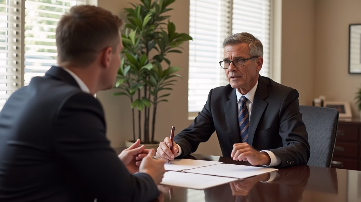 The dedicated trusts staff at The Law Firm of Steven F Bliss Esq focused on Riverside County trust matters meets with clients to manage the trust administration process to sign vital paperwork discussing How do life insurance policies interact with a trust
