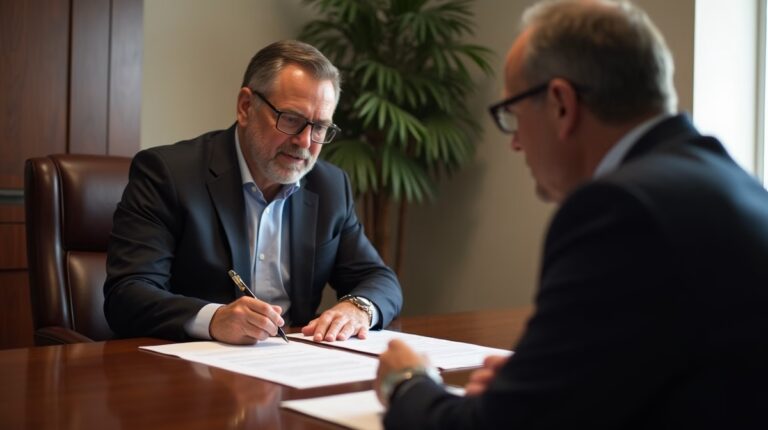 The dedicated trusts staff at The Law Firm of Steven F Bliss Esq focused on Riverside County trust matters meets with clients to manage the trust administration process to sign vital paperwork discussing How does a GRAT handle Temecula assets that are subject to a buy sell agreement