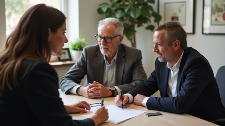 The dedicated trusts staff at The Law Firm of Steven F Bliss Esq focused on Riverside County trust matters meets with clients to manage the trust administration process to sign vital paperwork discussing How does a trust affect stepup in basis for assets