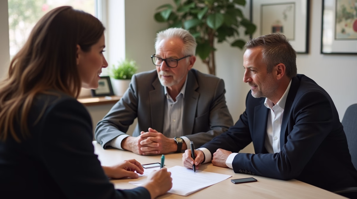 The dedicated trusts staff at The Law Firm of Steven F Bliss Esq focused on Riverside County trust matters meets with clients to manage the trust administration process to sign vital paperwork discussing How does a trust affect stepup in basis for assets
