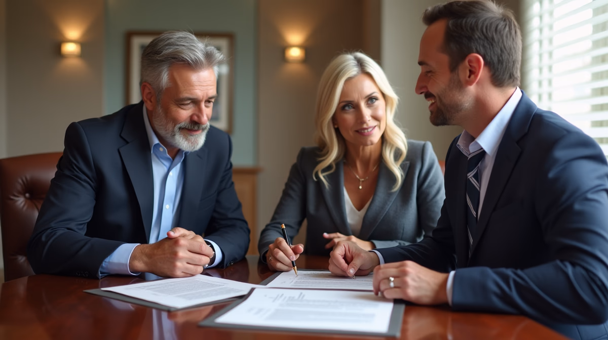The dedicated trusts staff at The Law Firm of Steven F Bliss Esq focused on Riverside County trust matters meets with clients to manage the trust administration process to sign vital paperwork discussing How does a well designed trust function as a torch for service