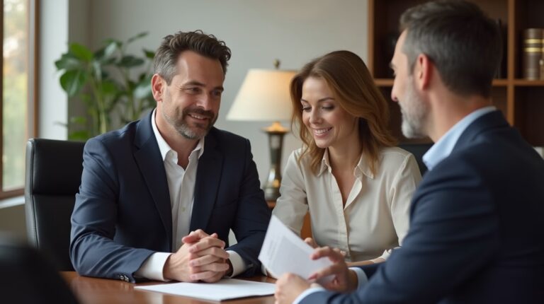 The dedicated trusts staff at The Law Firm of Steven F Bliss Esq focused on Riverside County trust matters meets with clients to manage the trust administration process to sign vital paperwork discussing How does an irrevocable trust handle assets that are subject to a foreign tax
