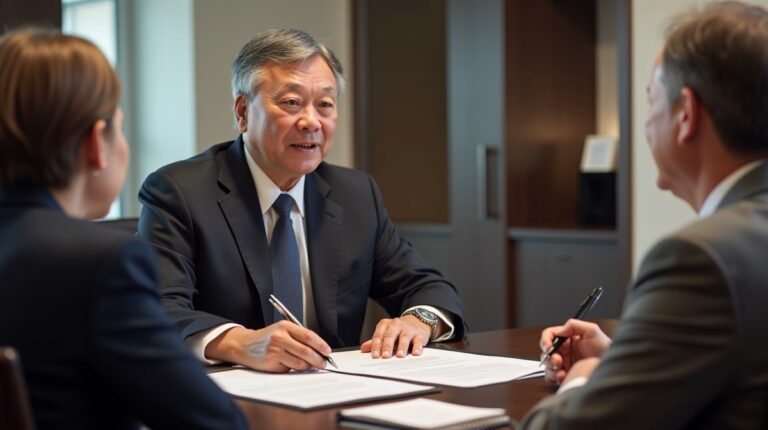 The dedicated trusts staff at The Law Firm of Steven F Bliss Esq focused on Riverside County trust matters meets with clients to manage the trust administration process to sign vital paperwork discussing How does an irrevocable trust handle assets that are subject to environmental liabilities