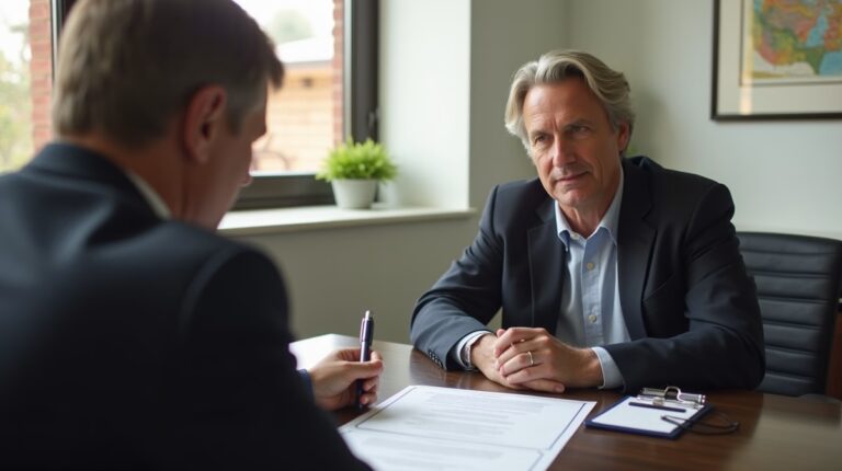 The dedicated trusts staff at The Law Firm of Steven F Bliss Esq focused on Riverside County trust matters meets with clients to manage the trust administration process to sign vital paperwork discussing How does an irrevocable trust handle assets with high volatility and low growth
