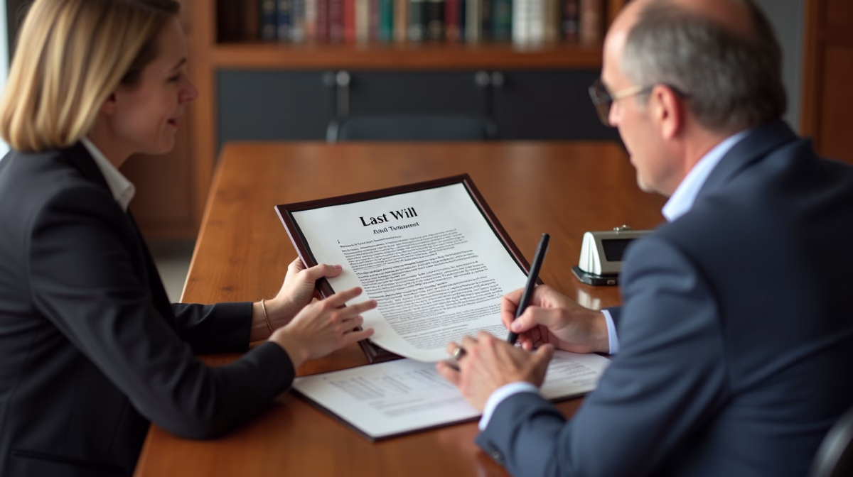 The dedicated trusts staff at The Law Firm of Steven F Bliss Esq focused on Riverside County trust matters meets with clients to manage the trust administration process to sign vital paperwork discussing How does an irrevocable trust handle distributions to a beneficiary with special needs
