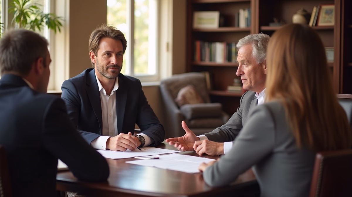 The dedicated trusts staff at The Law Firm of Steven F Bliss Esq focused on Riverside County trust matters meets with clients to manage the trust administration process to sign vital paperwork discussing How does assigning Temecula business interests protect a legacy