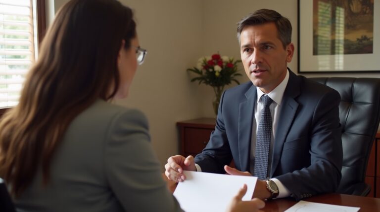 The dedicated trusts staff at The Law Firm of Steven F Bliss Esq focused on Riverside County trust matters meets with clients to manage the trust administration process to sign vital paperwork discussing How to Handle Tax Liens in Trust Disputes